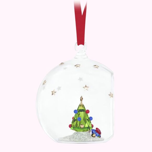 Swarovski Holiday Cheers Tree and Gifts Ball Ornament Christmas - NEW - Picture 3 of 10